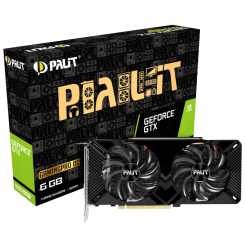 Видеокарта Palit GeForce GTX 1660 SUPER GamingPro Dual OC 6144MB (NE6166SS18J9-1160A) (Восстановлено продавцом, 744986)