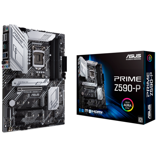 Купить Материнская плата Asus PRIME Z590-P (s1200, Intel Z590) (Восстановлено продавцом, 745079) с проверкой совместимости: обзор, характеристики, цена в Киеве, Днепре, Одессе, Харькове, Украине | интернет-магазин TELEMART.UA фото