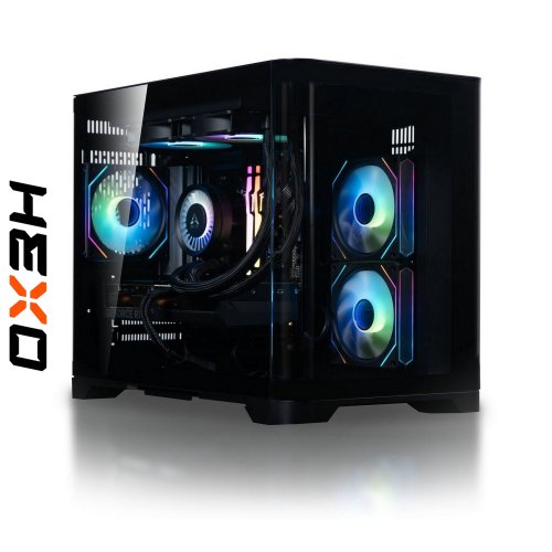 Компьютер HEXO Gaming RX9070 Pro (HGB-7800X3DR9070-D532S1TBK) Black купить в Украине: Киев, Днепр, Харьков, Одесса  | Низкая цена, отзывы, характеристики от TELEMART фото