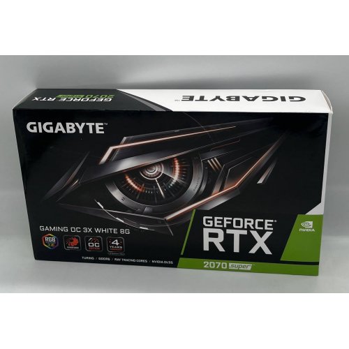 Купить Видеокарта Gigabyte GeForce RTX 2070 SUPER Gaming OC White 8192MB (GV-N207SGAMING OC WHITE-8GD) (Восстановлено продавцом, 745110) с проверкой совместимости: обзор, характеристики, цена в Киеве, Днепре, Одессе, Харькове, Украине | интернет-магазин TELEMART.UA фото