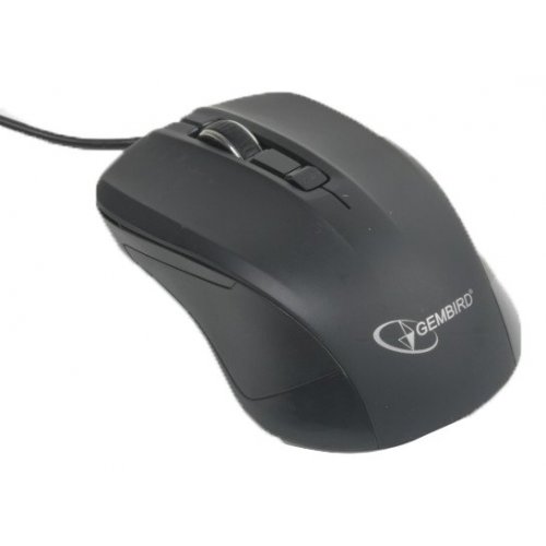 Купити Миша Gembird MUS-201 (MUS-201) Black - ціна в Києві, Львові, Вінниці, Хмельницькому, Франківську, Україні | інтернет-магазин TELEMART.UA фото