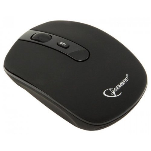 Купити Миша Gembird MUSW-202 (MUSW-202) Black - ціна в Києві, Львові, Вінниці, Хмельницькому, Франківську, Україні | інтернет-магазин TELEMART.UA фото