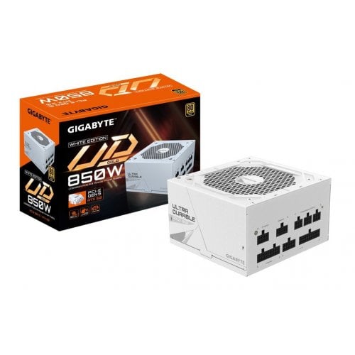 Уцінка блок живлення Gigabyte UD850GM PG5W 850W (GP-UD850GM-PG5W) White (Сліди встановлення, 745175) купити з перевіркою сумісності: огляд, характеристики, ціна у Києві, Львові, Вінниці, Хмельницькому, Івано-Франківську, Україні | інтернет-магазин TELEMART.UA фото