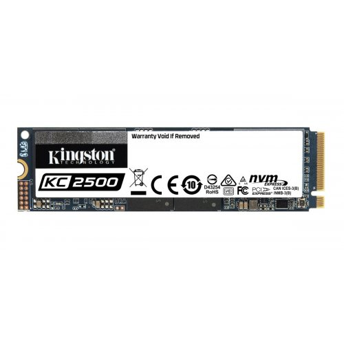 Ssd-диск Kingston KC2500 3D NAND TLC 500GB M.2 (2280 PCI-E) NVMe x4 (SKC2500M8/500G) (Відновлено продавцем, 745193) купити з перевіркою сумісності: огляд, характеристики, ціна у Києві, Львові, Вінниці, Хмельницькому, Івано-Франківську, Україні | інтернет-магазин TELEMART.UA фото