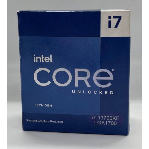 Процесор Intel Core i7-13700KF 3.4(5.4)GHz 30MB s1700 Box (BX8071513700KF) (Відновлено продавцем, 745221) купити з перевіркою сумісності: огляд, характеристики, ціна у Києві, Львові, Вінниці, Хмельницькому, Івано-Франківську, Україні | інтернет-магазин TELEMART.UA фото