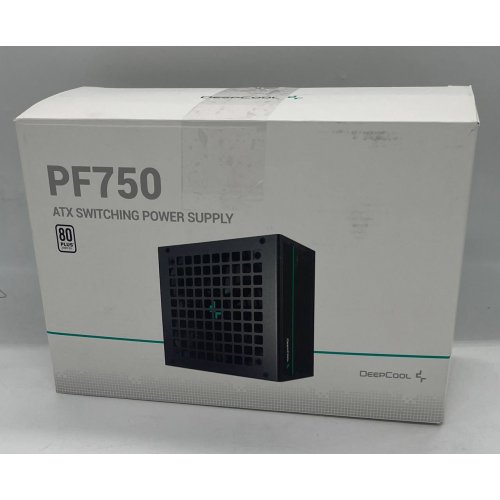 Блок живлення Deepcool PF750 750W (R-PF750D-HA0B-EU) (Відновлено продавцем, 745374) купити з перевіркою сумісності: огляд, характеристики, ціна у Києві, Львові, Вінниці, Хмельницькому, Івано-Франківську, Україні | інтернет-магазин TELEMART.UA фото