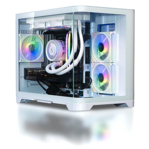 Купити Комп'ютер HEXO Gaming RTX5070 Pro (HGB-7500FN5070-D532S1TWH) White - ціна в Києві, Львові, Вінниці, Хмельницькому, Франківську, Україні | інтернет-магазин TELEMART.UA фото