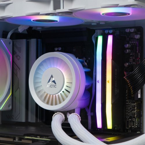 Купить Компьютер HEXO Gaming RTX5070 Pro (HGB-7500FN5070-D532S1TWH) White - цена в Харькове, Киеве, Днепре, Одессе
в интернет-магазине Telemart фото