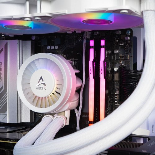 Купити Комп'ютер HEXO Gaming RTX5070 Pro (HGB-7500FN5070-D532S1TWH) White - ціна в Києві, Львові, Вінниці, Хмельницькому, Франківську, Україні | інтернет-магазин TELEMART.UA фото