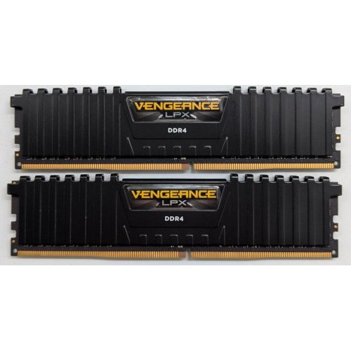 Купить Озу Corsair DDR4 16GB (2x8GB) 3200Mhz Vengeance LPX (CMK16GX4M2B3200C16) Black (Восстановлено продавцом, 745459) с проверкой совместимости: обзор, характеристики, цена в Киеве, Днепре, Одессе, Харькове, Украине | интернет-магазин TELEMART.UA фото