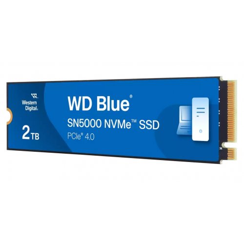 SSD-диск Western Digital Blue SN5000 3D NAND TLC 2TB (2280 PCI-E) NVMe x4 (WDS200T4B0E-00CNZ0) купити з перевіркою сумісності: огляд, характеристики, ціна у Києві, Львові, Вінниці, Хмельницькому, Івано-Франківську, Україні | інтернет-магазин TELEMART.UA фото