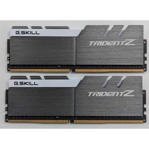 Купить Озу G.Skill DDR4 16GB (2x8GB) 3200Mhz Trident Z (F4-3200C16D-16GTZSW) (Восстановлено продавцом, 745474) с проверкой совместимости: обзор, характеристики, цена в Киеве, Днепре, Одессе, Харькове, Украине | интернет-магазин TELEMART.UA фото