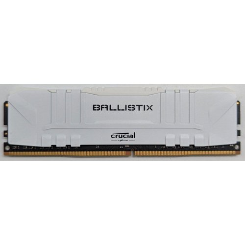 Купить Озу Crucial DDR4 8GB 3200Mhz Ballistix White (BL8G32C16U4W) (Восстановлено продавцом, 745476) с проверкой совместимости: обзор, характеристики, цена в Киеве, Днепре, Одессе, Харькове, Украине | интернет-магазин TELEMART.UA фото