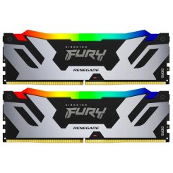 Озп Kingston DDR5 96GB (2x48GB) 6000Mhz FURY Renegade RGB Silver (KF560C32RSAK2-96) (Відновлено продавцем, 745477)