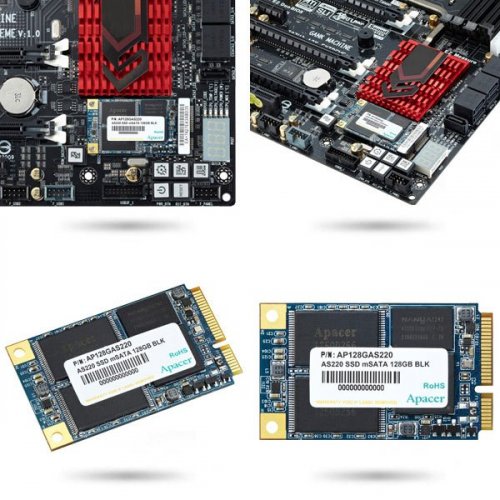 Продати SSD-диск Apacer AS220 MLC 128GB mSATA (AP128GAS220B-1) за Trade-In у інтернет-магазині Телемарт - Київ, Дніпро, Україна фото
