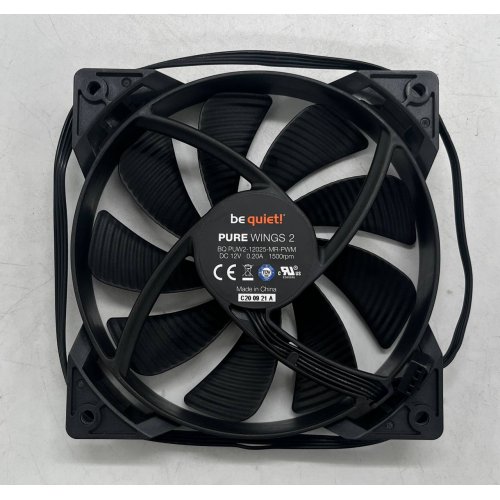 Кулер для корпуса Be Quiet! Pure Wings 2 120mm PWM (BL039) (Відновлено продавцем, 745580) купити з перевіркою сумісності: огляд, характеристики, ціна у Києві, Львові, Вінниці, Хмельницькому, Івано-Франківську, Україні | інтернет-магазин TELEMART.UA фото