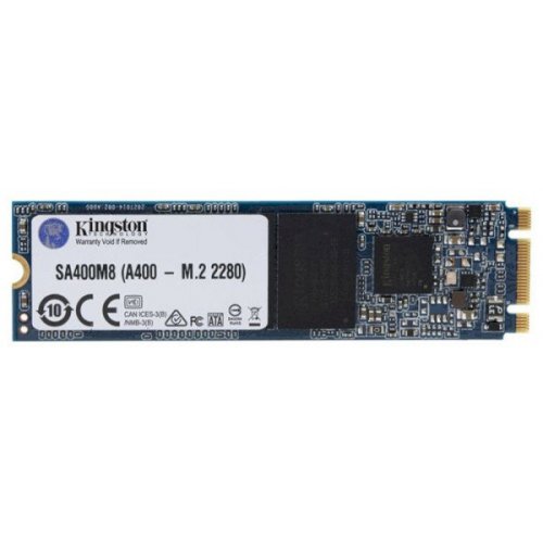 Ssd-диск Kingston A400 TLC 240GB M.2 (2280 SATA) (SA400M8/240G) (Відновлено продавцем, 745588) купити з перевіркою сумісності: огляд, характеристики, ціна у Києві, Львові, Вінниці, Хмельницькому, Івано-Франківську, Україні | інтернет-магазин TELEMART.UA фото