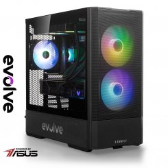 Комп'ютер EVOLVE GamePart Gold 7B (EVGP-G7BR780X3DN507-D532S1TBK) Black / AMD Ryzen 7 7800X3D (4.2–5.0), 8 ядер / RTX 5070 / 32 ГБ (DDR5) / 1024 ГБ (SSD)