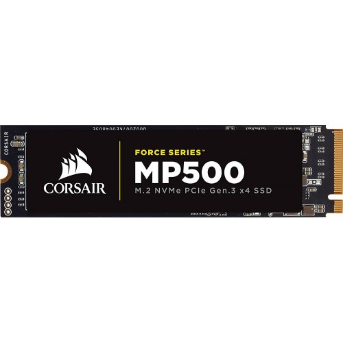Продать SSD-диск Corsair Force Series MP500 MLC 480GB M.2 (2280 PCI-E) NVMe x4 (CSSD-F480GBMP500) по Trade-In интернет-магазине Телемарт - Киев, Днепр, Украина фото