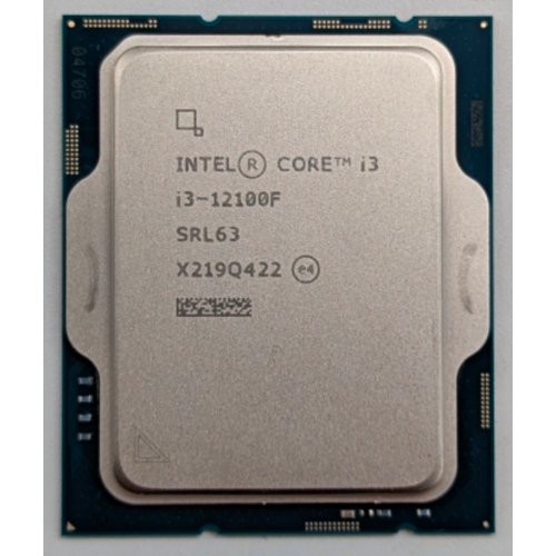 Процесор Intel Core i3-12100F 3.3(4.3)GHz 12MB s1700 Tray (CM8071504651013) (Відновлено продавцем, 745726) купити з перевіркою сумісності: огляд, характеристики, ціна у Києві, Львові, Вінниці, Хмельницькому, Івано-Франківську, Україні | інтернет-магазин TELEMART.UA фото