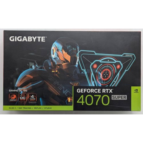 Відеокарта Gigabyte GeForce RTX 4070 SUPER GAMING OC 12288MB (GV-N407SGAMING OC-12GD) (Відновлено продавцем, 745744) купити з перевіркою сумісності: огляд, характеристики, ціна у Києві, Львові, Вінниці, Хмельницькому, Івано-Франківську, Україні | інтернет-магазин TELEMART.UA фото