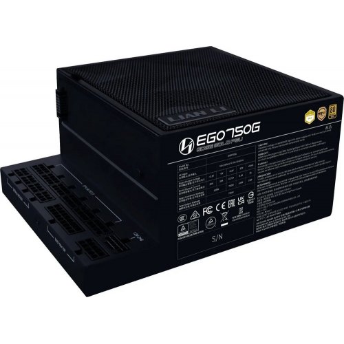 Купить Блок питания Lian Li Edge Gold 750W (G9P.EG0750G.B000.EU) Black с проверкой совместимости: обзор, характеристики, цена в Киеве, Днепре, Одессе, Харькове, Украине | интернет-магазин TELEMART.UA фото