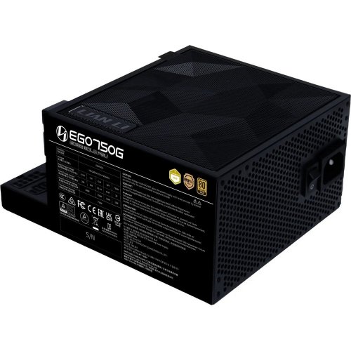 Купить Блок питания Lian Li Edge Gold 750W (G9P.EG0750G.B000.EU) Black с проверкой совместимости: обзор, характеристики, цена в Киеве, Днепре, Одессе, Харькове, Украине | интернет-магазин TELEMART.UA фото