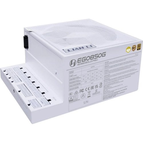 Купить Блок питания Lian Li Edge Gold 850W (G9P.EG0850G.W000.EU) White с проверкой совместимости: обзор, характеристики, цена в Киеве, Днепре, Одессе, Харькове, Украине | интернет-магазин TELEMART.UA фото