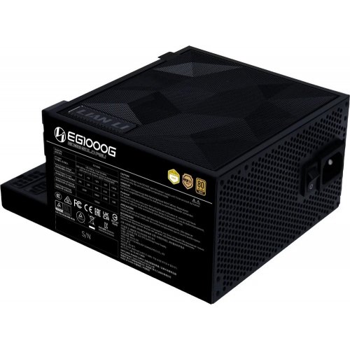 Блок живлення Lian Li Edge Gold 1000W (G9P.EG1000G.BH00.EU) Black купити з перевіркою сумісності: огляд, характеристики, ціна у Києві, Львові, Вінниці, Хмельницькому, Івано-Франківську, Україні | інтернет-магазин TELEMART.UA фото