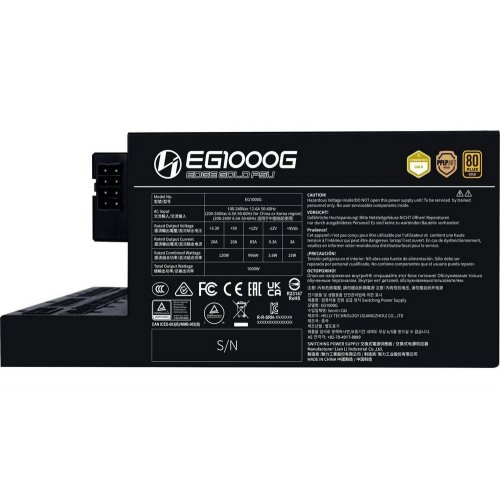 Блок живлення Lian Li Edge Gold 1000W (G9P.EG1000G.BH00.EU) Black купити з перевіркою сумісності: огляд, характеристики, ціна у Києві, Львові, Вінниці, Хмельницькому, Івано-Франківську, Україні | інтернет-магазин TELEMART.UA фото