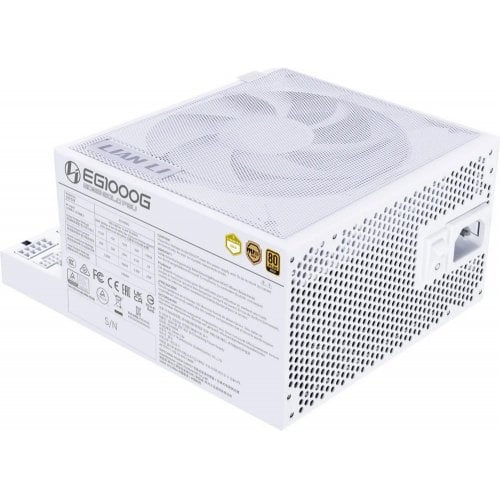 Блок живлення Lian Li Edge Gold 1000W (G9P.EG1000G.WH00.EU) White купити з перевіркою сумісності: огляд, характеристики, ціна у Києві, Львові, Вінниці, Хмельницькому, Івано-Франківську, Україні | інтернет-магазин TELEMART.UA фото