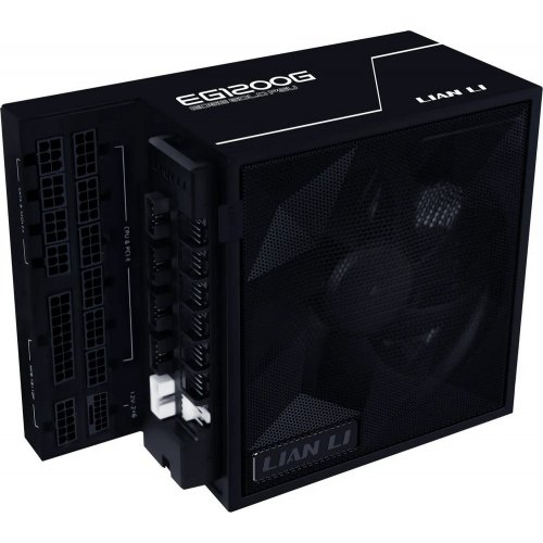 Блок живлення Lian Li Edge Gold 1200W (G9P.EG1200G.BH00.EU) Black купити з перевіркою сумісності: огляд, характеристики, ціна у Києві, Львові, Вінниці, Хмельницькому, Івано-Франківську, Україні | інтернет-магазин TELEMART.UA фото