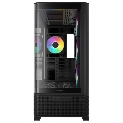 Купить Корпус Gamdias ATLAS P2 CG Tempered Glass без БП (4711514501025) Black с проверкой совместимости: обзор, характеристики, цена в Киеве, Днепре, Одессе, Харькове, Украине | интернет-магазин TELEMART.UA фото