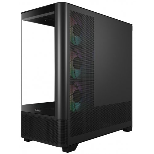 Корпус Gamdias ATLAS P2 CG Tempered Glass без БЖ (4711514501025) Black купити з перевіркою сумісності: огляд, характеристики, ціна у Києві, Львові, Вінниці, Хмельницькому, Івано-Франківську, Україні | інтернет-магазин TELEMART.UA фото