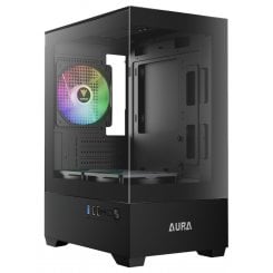 Корпус Gamdias AURA GC9M ARGB Tempered Glass без БП (4711514502527) Black