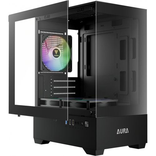 Корпус Gamdias AURA GC9M ARGB Tempered Glass без БЖ (4711514502527) Black купити з перевіркою сумісності: огляд, характеристики, ціна у Києві, Львові, Вінниці, Хмельницькому, Івано-Франківську, Україні | інтернет-магазин TELEMART.UA фото