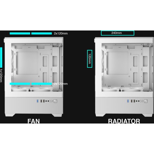 Купить Корпус Gamdias AURA GC9M ARGB Tempered Glass без БП (4711514502534) White с проверкой совместимости: обзор, характеристики, цена в Киеве, Днепре, Одессе, Харькове, Украине | интернет-магазин TELEMART.UA фото