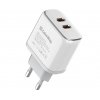 Photo ColorWay 2 x USB Type-C 40W (CW-CHS048PD-WT) White