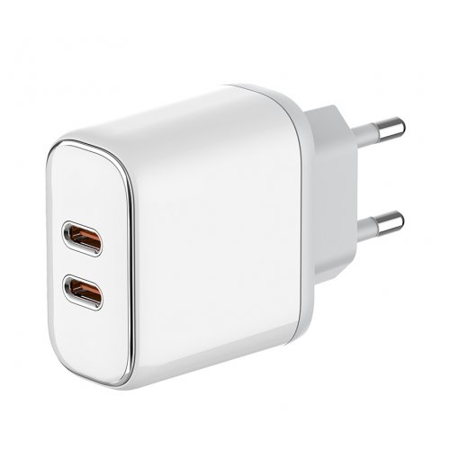 Photo ColorWay 2 x USB Type-C 40W (CW-CHS048PD-WT) White