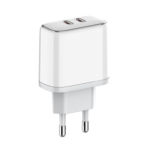 Photo ColorWay 2 x USB Type-C 40W (CW-CHS048PD-WT) White