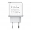 Photo ColorWay 2 x USB Type-C 40W (CW-CHS048PD-WT) White