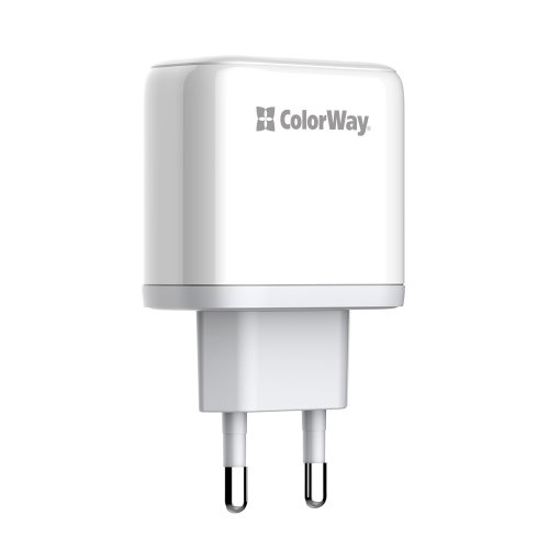 Photo ColorWay USB + USB Type-C 45W (CW-CHS042PD-WT) White