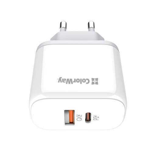 Photo ColorWay USB + USB Type-C 45W (CW-CHS042PD-WT) White