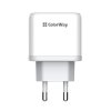 Photo ColorWay USB + USB Type-C 45W (CW-CHS042PD-WT) White