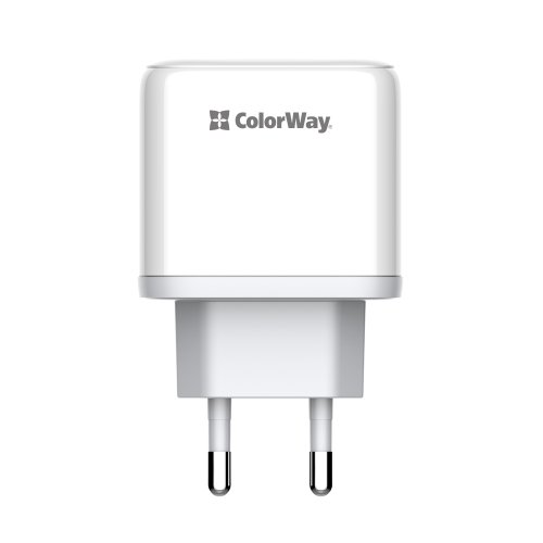 Photo ColorWay USB + USB Type-C 45W (CW-CHS042PD-WT) White