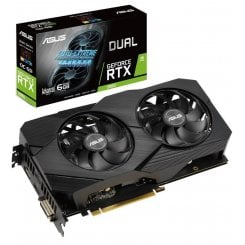 Видеокарта Asus GeForce RTX 2060 Dual Evo Advanced Edition 6144MB (DUAL-RTX2060-A6G-EVO) (Восстановлено продавцом, 745817)