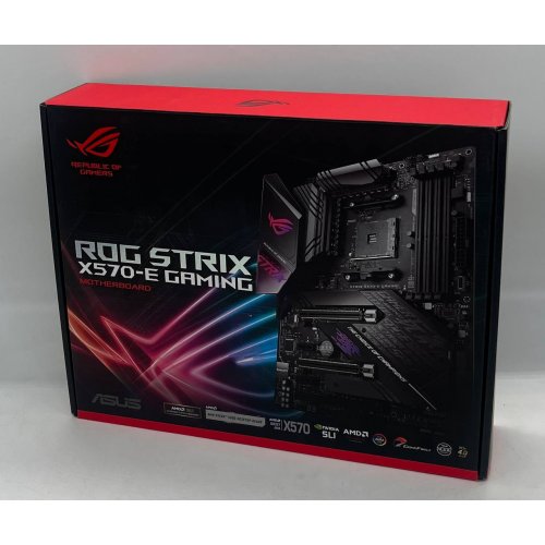 Материнська плата Asus ROG STRIX X570-E GAMING II (WI-FI) (sAM4, X570) (Відновлено продавцем, 745827) купити з перевіркою сумісності: огляд, характеристики, ціна у Києві, Львові, Вінниці, Хмельницькому, Івано-Франківську, Україні | інтернет-магазин TELEMART.UA фото