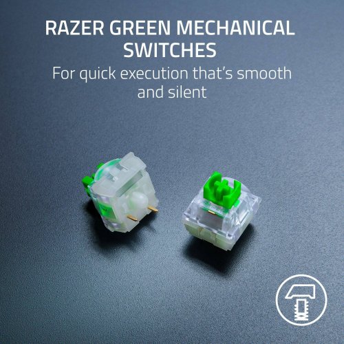 Купити Клавіатура Razer BlackWidow V4 X Green Switch Minecraft (RZ03-04704100-R3M1) Green - ціна в Києві, Львові, Вінниці, Хмельницькому, Франківську, Україні | інтернет-магазин TELEMART.UA фото