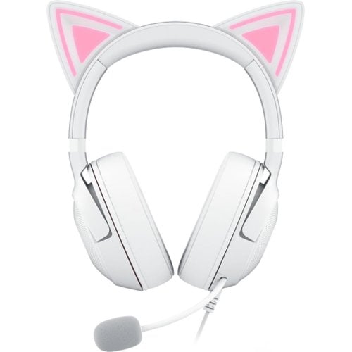 Купити Навушники Razer Kraken Kitty V2 (RZ04-04730600-R3M1) White - ціна в Києві, Львові, Вінниці, Хмельницькому, Франківську, Україні | інтернет-магазин TELEMART.UA фото