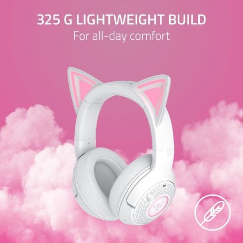 Купить Наушники Razer Kraken Kitty V2 BT (RZ04-04860600-R3M1) White - цена в Харькове, Киеве, Днепре, Одессе
в интернет-магазине Telemart фото